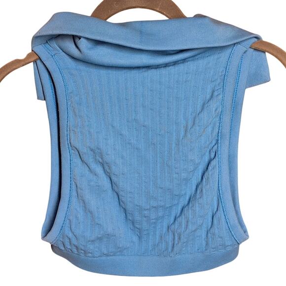 Urban outfitters out from under break point collared bra top m/l cropped ribbed - Picture 4 of 5